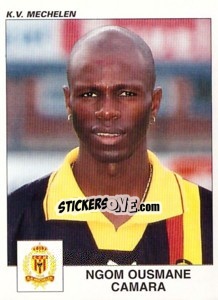 Sticker Ngom Ousmane Camara - Football Belgium 2000-2001 - Panini