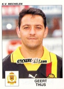 Figurina Geert Thijs - Football Belgium 2000-2001 - Panini