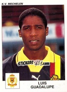 Sticker Luis Guadalupe - Football Belgium 2000-2001 - Panini