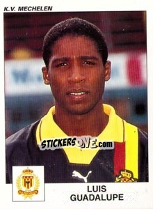 Sticker Luis Guadalupe - Football Belgium 2000-2001 n. 286 - Panini