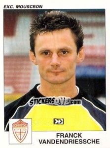 Sticker Franck Vandendriessche - Football Belgium 2000-2001 - Panini