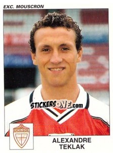 Sticker Alexandre Teklak - Football Belgium 2000-2001 - Panini