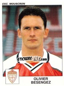Sticker Olivier Besengez - Football Belgium 2000-2001 - Panini