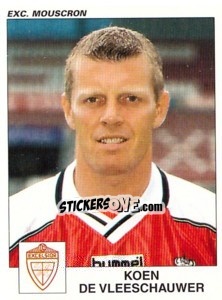 Cromo Koen De Vleeschauwer - Football Belgium 2000-2001 - Panini