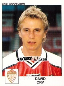 Sticker David Crv - Football Belgium 2000-2001 - Panini