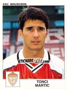 Sticker Tonci Martic - Football Belgium 2000-2001 - Panini