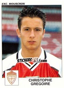 Sticker Christophe Gregoire - Football Belgium 2000-2001 - Panini