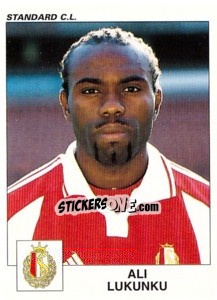 Sticker Ali Lukunku - Football Belgium 2000-2001 - Panini