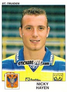 Sticker Nicky Hayen - Football Belgium 2000-2001 - Panini