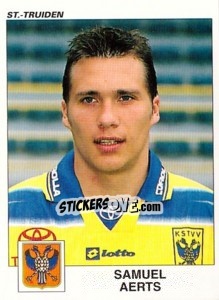 Sticker Samuel Aerts - Football Belgium 2000-2001 n. 337 - Panini