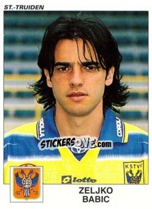 Sticker Zeljko Babic - Football Belgium 2000-2001 - Panini