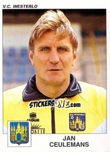 Sticker Jan Ceulemans - Football Belgium 2000-2001 - Panini