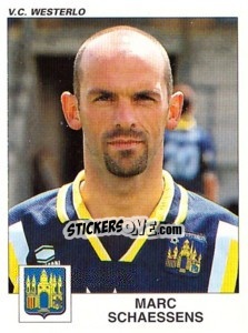Sticker Marc Schaessens - Football Belgium 2000-2001 n. 351 - Panini