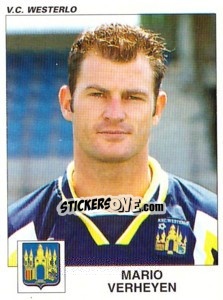 Sticker Mario Verheyen - Football Belgium 2000-2001 - Panini