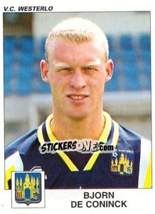Cromo Bjorn De Coninck - Football Belgium 2000-2001 - Panini