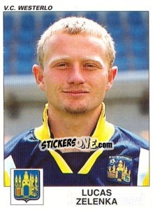 Sticker Lucas Zelenka - Football Belgium 2000-2001 - Panini