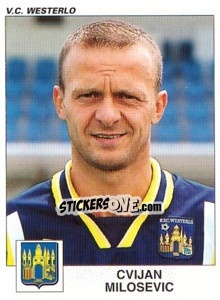 Sticker Cvijan Milosevic - Football Belgium 2000-2001 - Panini