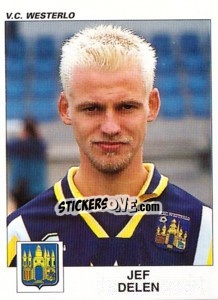 Sticker Jef Delen - Football Belgium 2000-2001 - Panini