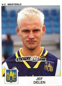 Sticker Jef Delen - Football Belgium 2000-2001 n. 366 - Panini