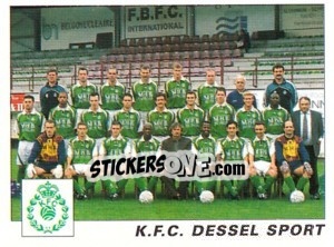 Figurina K.F.C. Dessel Sport (Elftal-Equipe) - Football Belgium 2000-2001 n. 372 - Panini