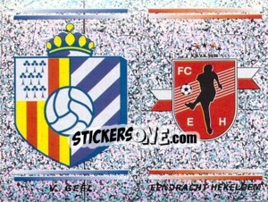 Sticker V. Geel - Eendracht Hekelgem  (Embleem / Armoiries) - Football Belgium 2000-2001 n. 374 - Panini
