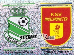 Sticker Heusden-Zolder - Ingelmunster  (Embleem / Armoiries) - Football Belgium 2000-2001 - Panini
