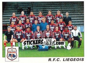 Sticker R.F.C. Liegeois (Elftal-Equipe) - Football Belgium 2000-2001 n. 379 - Panini