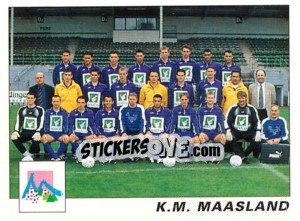 Sticker K.M. Maasland (Elftal-Equipe) - Football Belgium 2000-2001 n. 382 - Panini