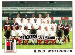 Figurina R.W.D. Molenbeek (Elftal-Equipe) - Football Belgium 2000-2001 - Panini