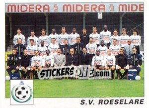 Figurina S.V. Roeselare (Elftal-Equipe) - Football Belgium 2000-2001 n. 388 - Panini