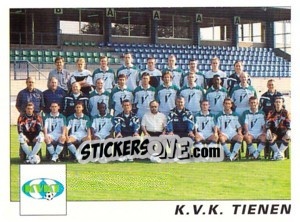 Sticker K.V.K. Tienen (Elftal-Equipe) - Football Belgium 2000-2001 n. 391 - Panini
