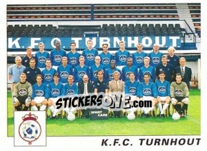 Sticker K.F.C. Turnhout (Elftal-Equipe) - Football Belgium 2000-2001 n. 393 - Panini