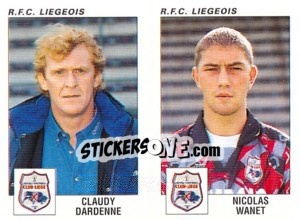 Cromo Claudy Dardenne / Nicolas Wanet - Football Belgium 2000-2001 - Panini