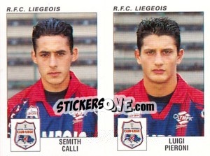 Sticker Semith Calli / Luigi Pieroni - Football Belgium 2000-2001 - Panini