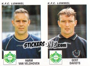 Figurina Harm Van Veldhoven / Gert Davidts - Football Belgium 2000-2001 n. 448 - Panini