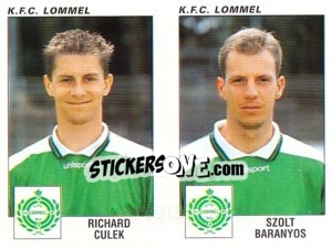 Sticker Richard Culek / Szolt Baranyos - Football Belgium 2000-2001 n. 451 - Panini