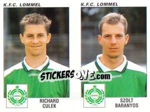 Cromo Richard Culek / Szolt Baranyos - Football Belgium 2000-2001 - Panini