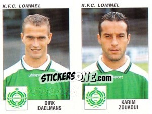 Figurina Dirk Daelmans / Karim Zouaoui - Football Belgium 2000-2001 n. 452 - Panini