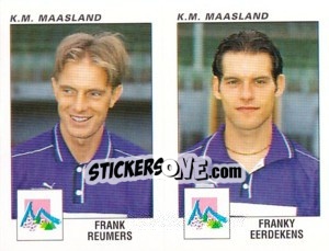 Sticker Frank Reumers / Franky Eerdekens - Football Belgium 2000-2001 - Panini