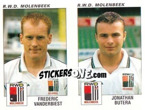 Sticker Frederic Vanderbiest / Jonathan Butera - Football Belgium 2000-2001 - Panini