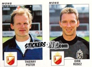 Cromo Thierry Pister / Dirk Rosez - Football Belgium 2000-2001 - Panini