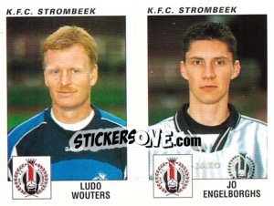 Sticker Ludo Wouters / Jo Engelborghs - Football Belgium 2000-2001 - Panini