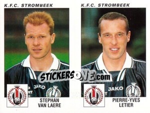 Figurina Stephan Van Laere / Pierre-Yves Letier - Football Belgium 2000-2001 - Panini