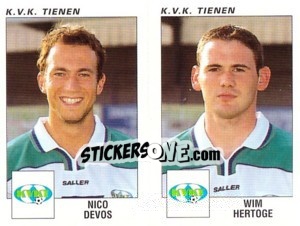 Figurina Nico Devos / Wim Hertoge - Football Belgium 2000-2001 - Panini