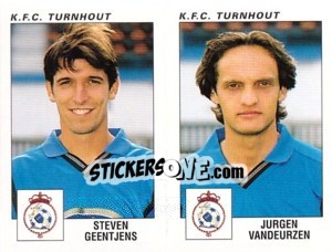 Cromo Steven Geentjens / Jurgen Vandeurzen - Football Belgium 2000-2001 n. 499 - Panini