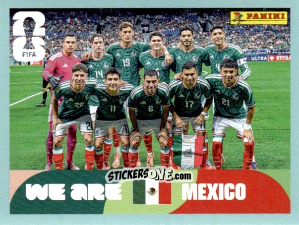 Cromo Team Photo - Fifa World Cup 2026. Standard Edition n. MEX13 - Panini
