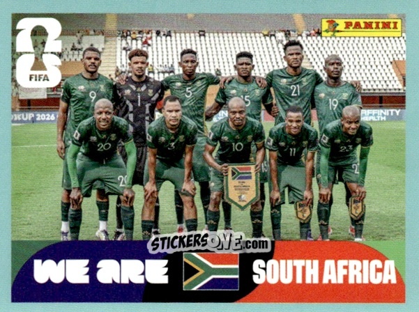 Sticker Team Photo - Fifa World Cup 2026. Standard Edition n. RSA13 - Panini