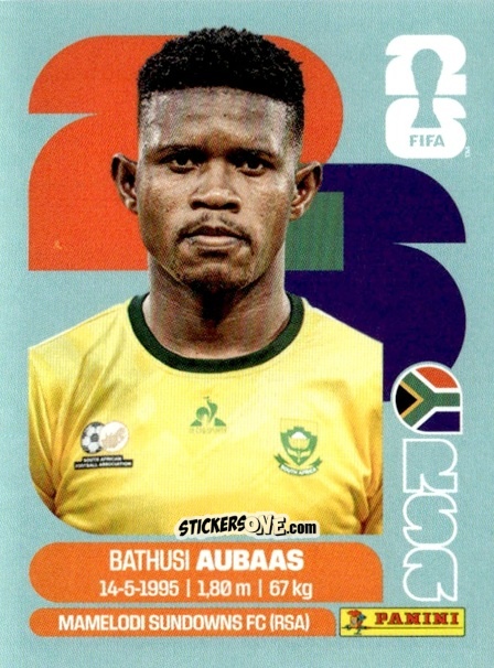Cromo Bathusi Aubaas - Fifa World Cup 2026. Standard Edition n. RSA14 - Panini