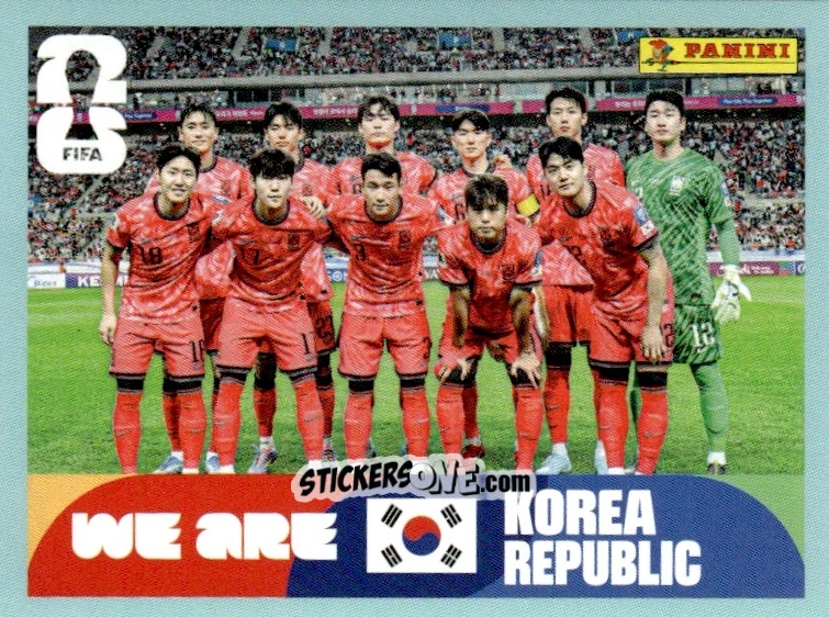 Sticker Team Photo - Fifa World Cup 2026. Standard Edition n. KOR13 - Panini