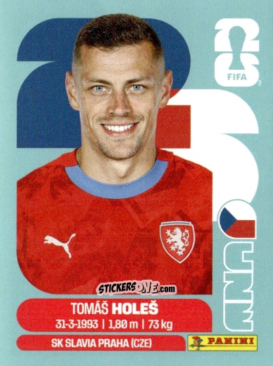 Sticker Tomas Holes - Fifa World Cup 2026. Standard Edition n. CZE7 - Panini
